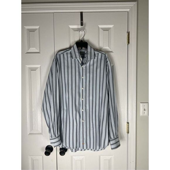 Thomas Dean Mens Button Down Shirt Size XL - Picture 1 of 5